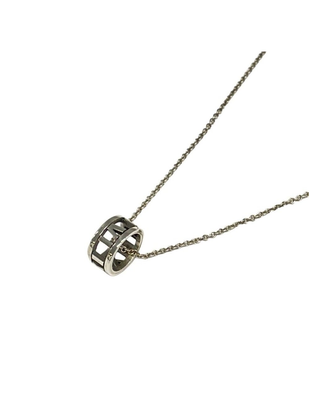 Tiffany & Co Necklace Atlas Open Silver